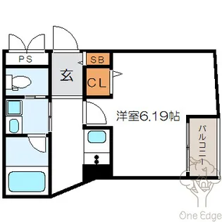 LuXe菅栄町【1階】の間取り