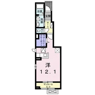 アンジュ・レーヴ【1階】の間取り