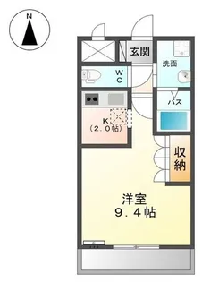 スズラン【1階】の間取り