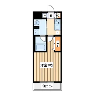 マキシヴ クロス横浜大口通【2階】の間取り