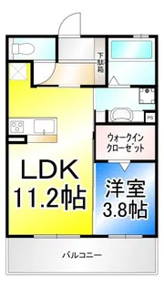 ライフコア吉田小町【2階】の間取り