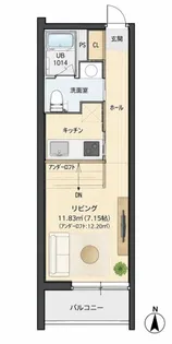 REGINA大在【1階】の間取り