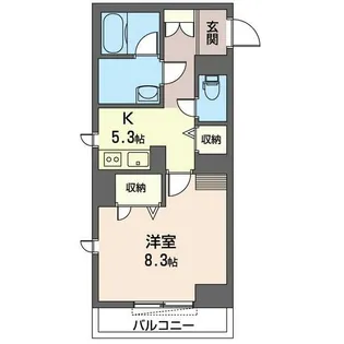 ナナカ【2階】の間取り