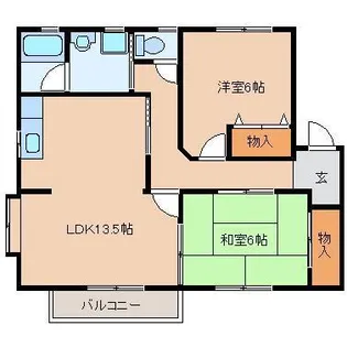 ピースフルHANA【1階】の間取り