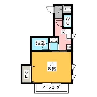 メゾン ド サヴァ【2階】の間取り