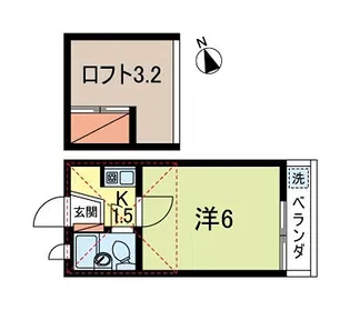 ヴィレッジフローラ【1階】の間取り