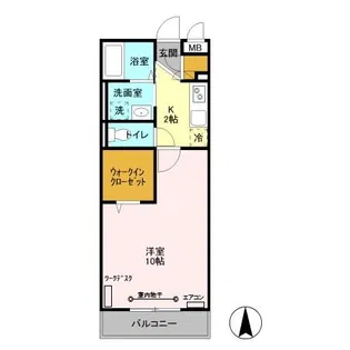 エスペランサ【2階】の間取り