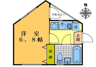 アーブル北新宿【3階】の間取り