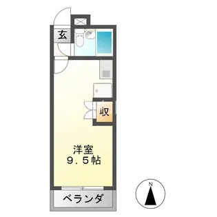 メゾン・ド・スプラッシュ【4階】の間取り