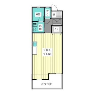 M・Kフラッツ【2階】の間取り