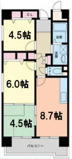 グラマシー立売堀【2階】の間取り