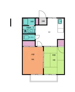 コスモベストハウスA【2階】の間取り