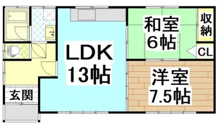 宮崎県都城市志比田町【一戸建】の間取り