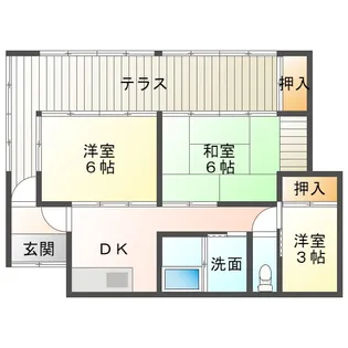鹿児島県鹿屋市王子町【一戸建】の間取り