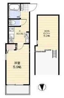 ルミエール赤羽【3階】の間取り