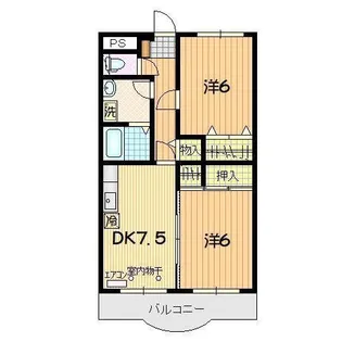 クリエイト二番館【2階】の間取り