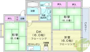 セジュールみやび【2階】の間取り