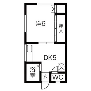 茂野アパートII【2階】の間取り