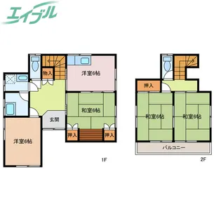 三重県志摩市阿児町国府【一戸建】の間取り