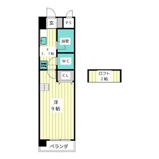 サンハイツヤマキ【3階】の間取り