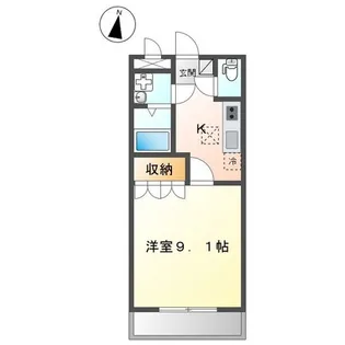 レジデンス弐番館【1階】の間取り