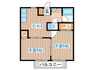 KOZUVillageA【1階】の間取り