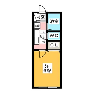 サンライズ東松山【2階】の間取り