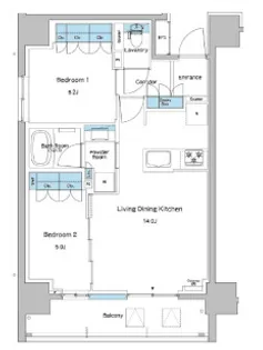 東京都板橋区志村3【マンション】の間取り