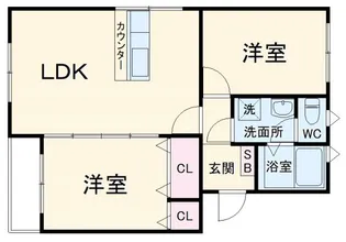 パステラーレ・グリン【3階】の間取り