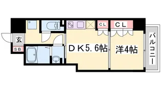 神戸元町Noah【5階】の間取り