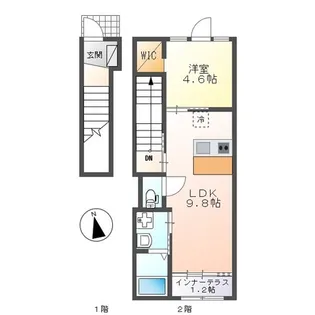 神奈川県川崎市川崎区大島5【アパート】の間取り