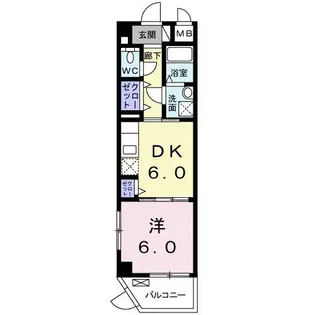 グランドメゾン・幸【1階】の間取り