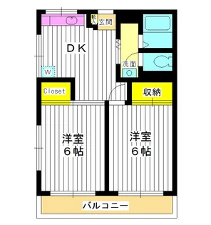 東京都板橋区小茂根4【マンション】の間取り