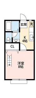 1Kの間取り画像