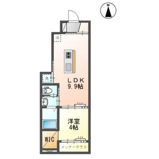 カルテット元今泉II【1階】の間取り