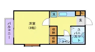 燦ハイム【2階】の間取り