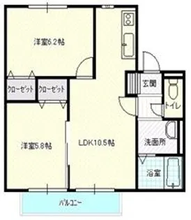 Gran Verde West【2階】の間取り