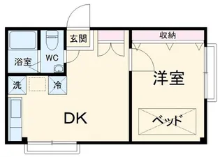 新星ビル【2階】の間取り