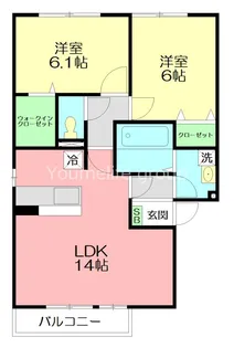 レグルスA【2階】の間取り