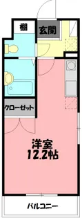 エストゥディオ【3階】の間取り