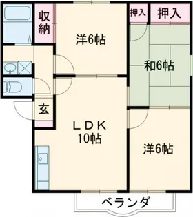 アネックスパル【2階】の間取り