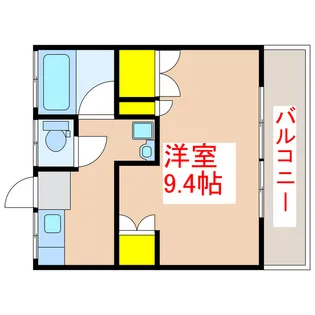 コースリーズ清水【2階】の間取り