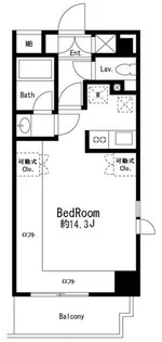 東京都港区東麻布2【マンション】の間取り