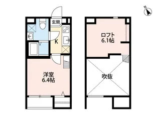 大阪府東大阪市金岡3【アパート】の間取り