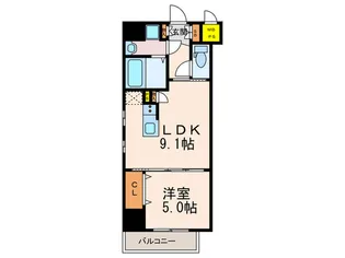 ファーストエフレシア杭瀬本町【5階】の間取り