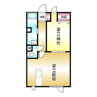 KS【2階】の間取り