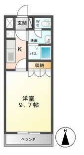 スプリームハピネス【2階】の間取り