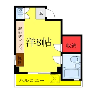 オコス【3階】の間取り