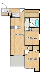 (仮称)登戸メゾンB棟【4階】の間取り