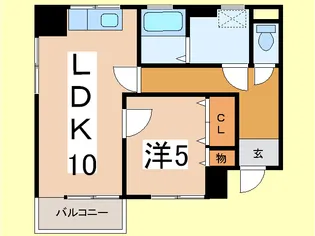 アーバンシティ ルピック【3階】の間取り